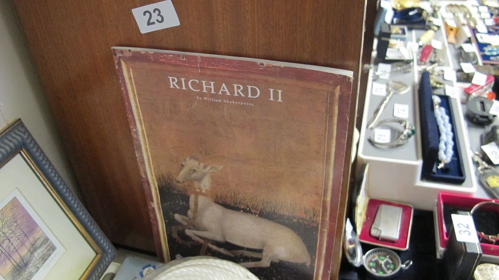 Lot 23: Shakespeare, William. Richard II. A Theatre Programme or Softcover Publication.