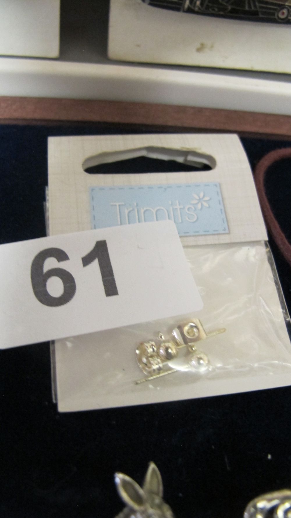 Lot 61: Trimits Silver-Tone Ball Post Earring Findings Pack