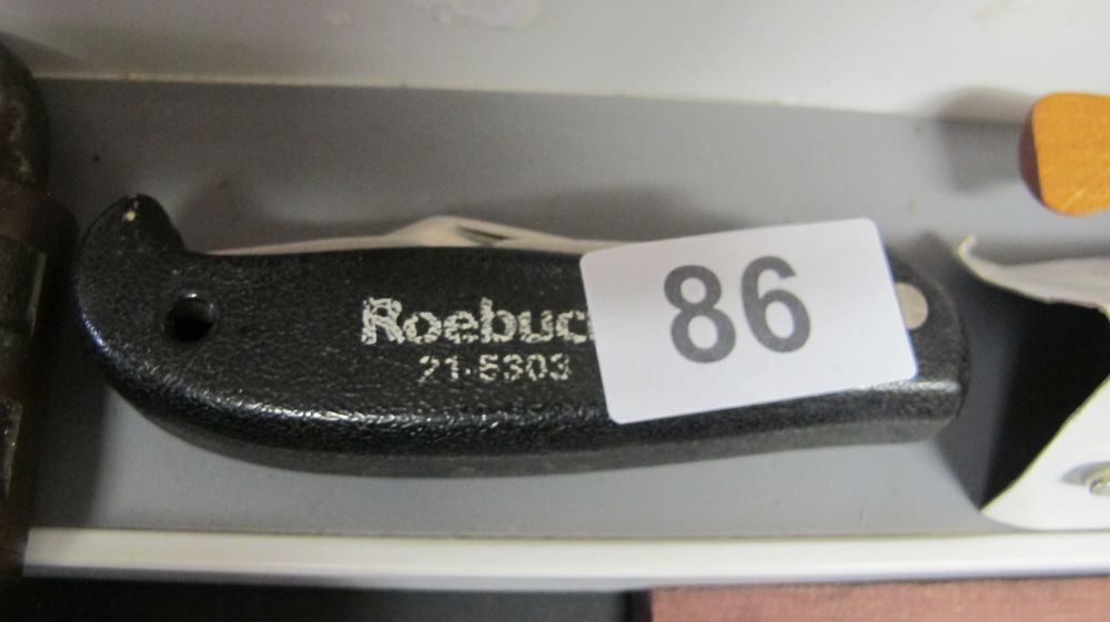 Lot 86: A Roebuck Folding Lockback Pocket Knife Model 21-5303