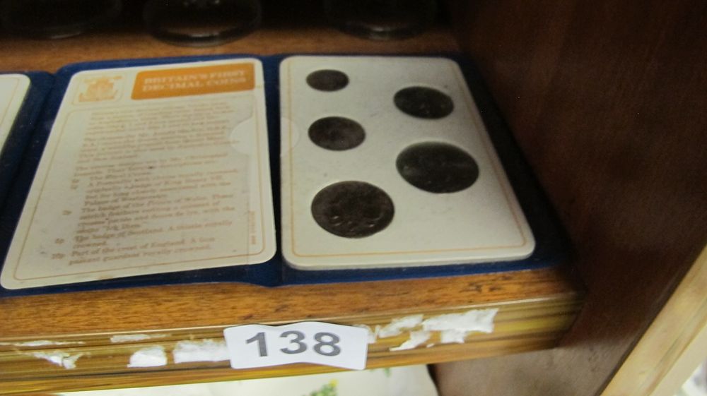 Lot 138: A Britain's First Decimal Coins Set