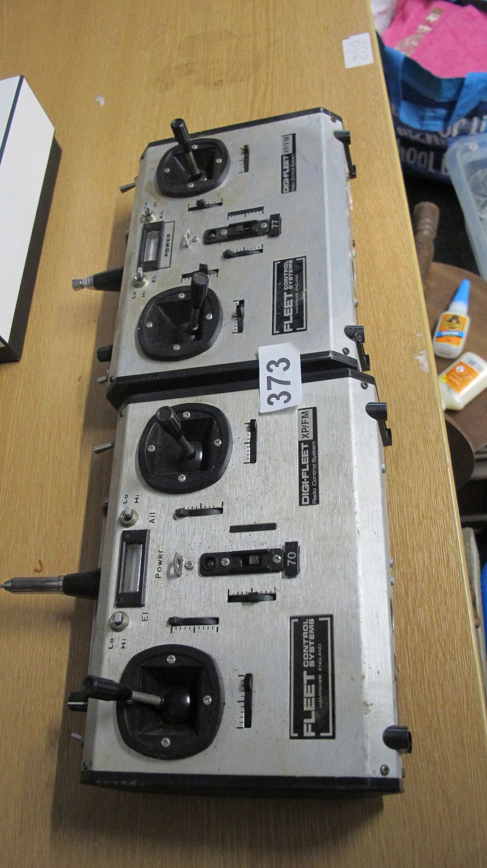 Lot 373: A Pair of Fleet Control Systems Digi-Fleet XP/FM Radio Control Transmitters