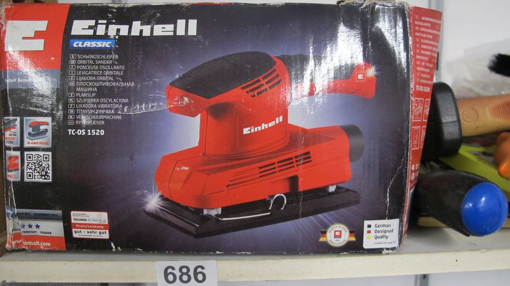Lot 686: Einhell Classic TC-OS 1520 Orbital Sander