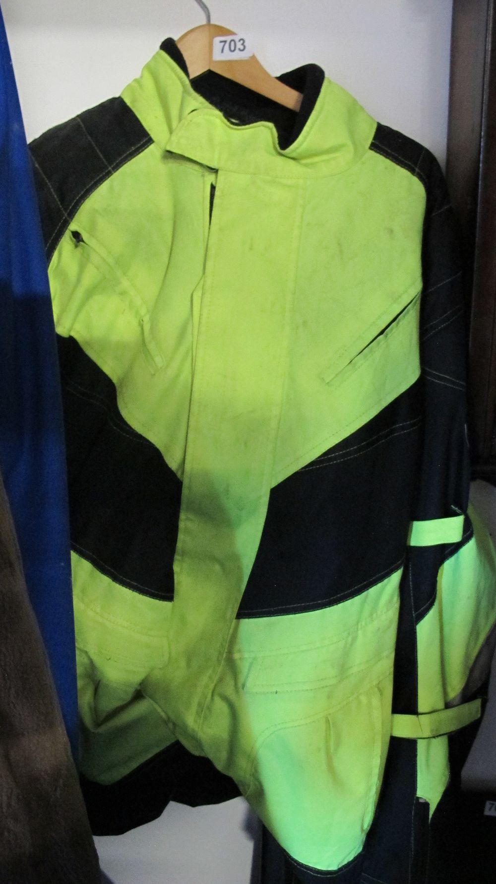 Lot 703: Two-Tone High-Visibility Textile Motorcycle Jacket