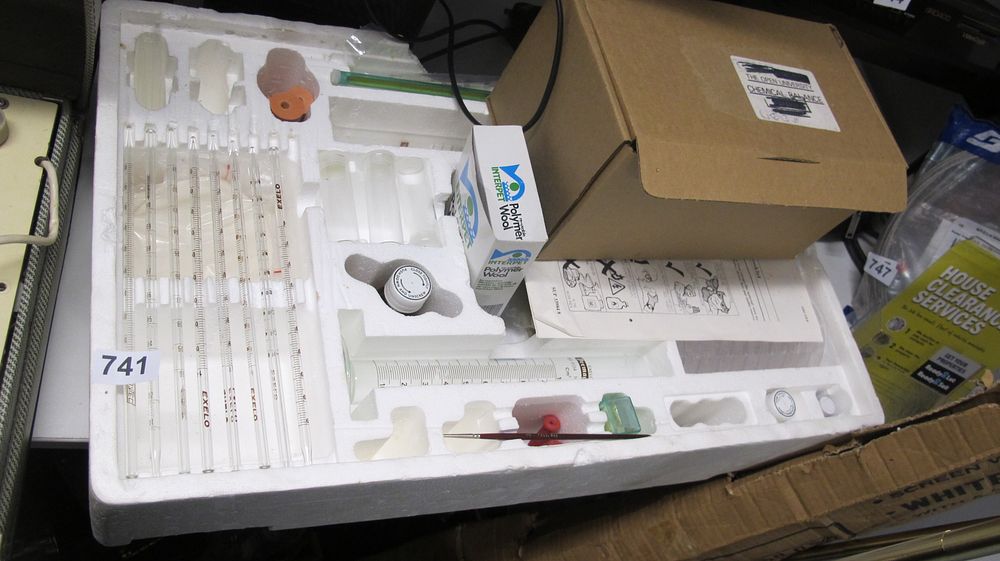 Lot 741: An Open University Laboratory Chemistry Kit and Chemical Balance