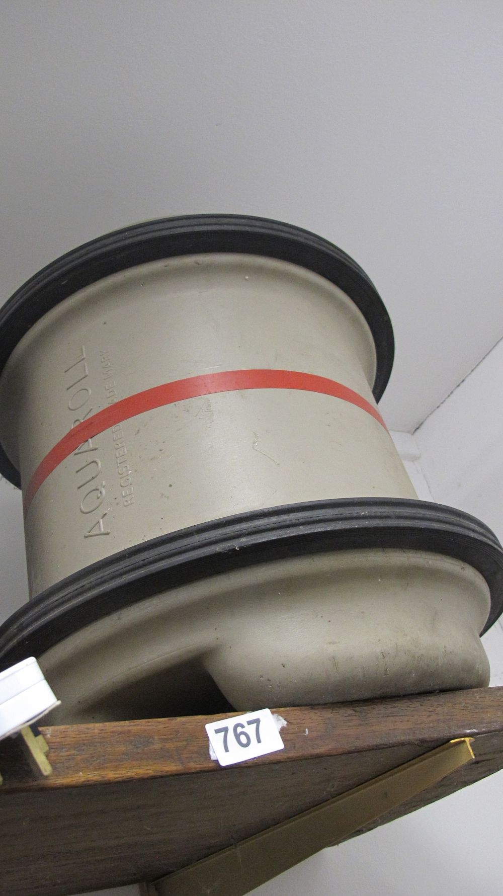 Lot 767: Aquaroll Moulded Plastic Portable Rolling Water Carrier