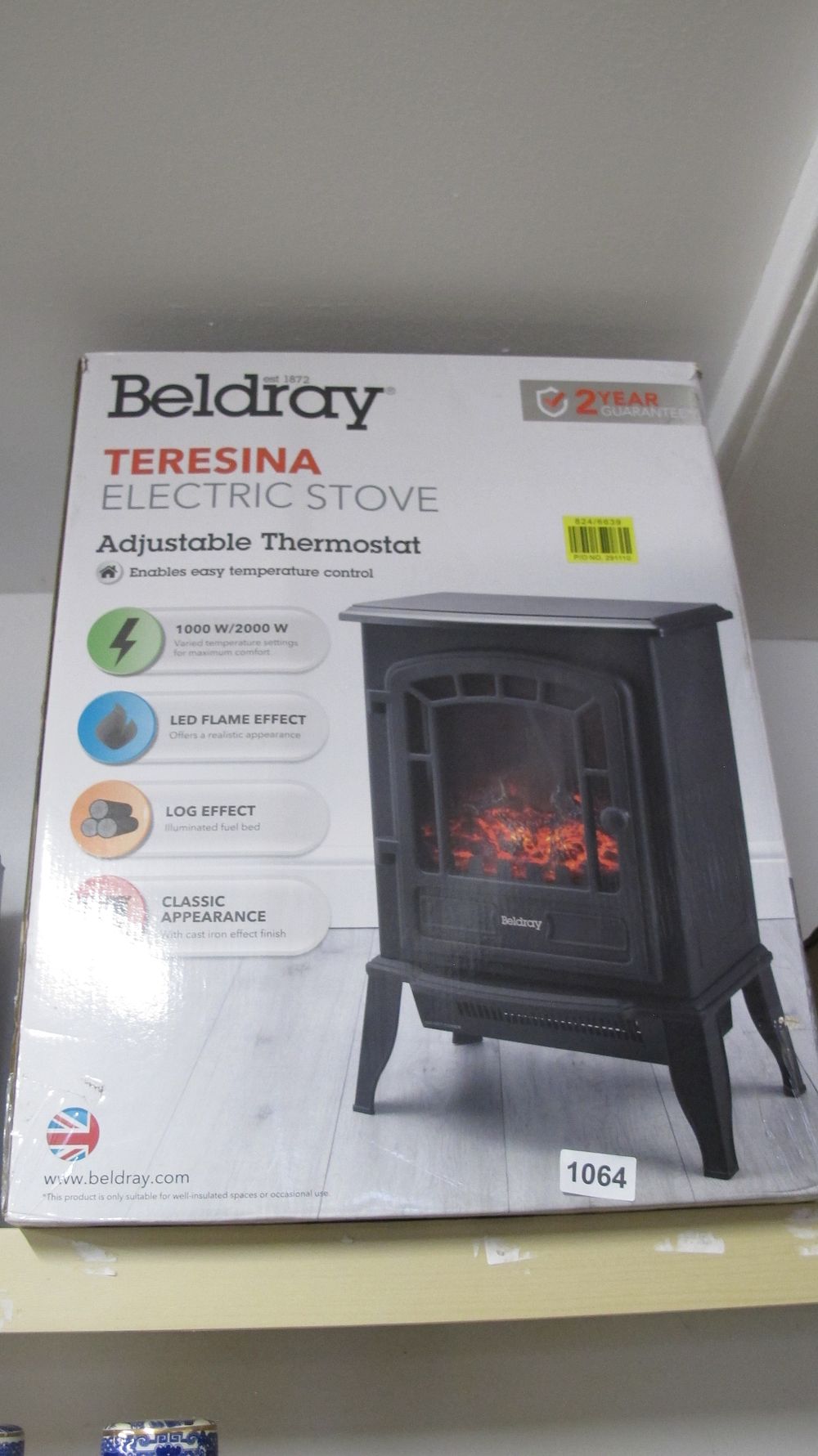 Lot 1019: Beldray Teresina Electric Stove in Original Packaging
