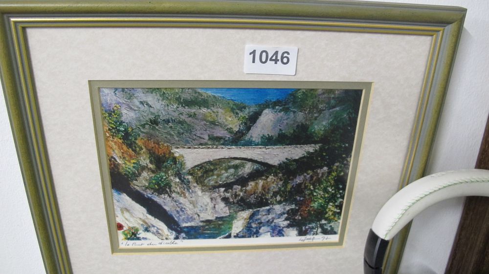 Lot 1046: Lefevre, Le Pont du Diable, Framed Print, 1997