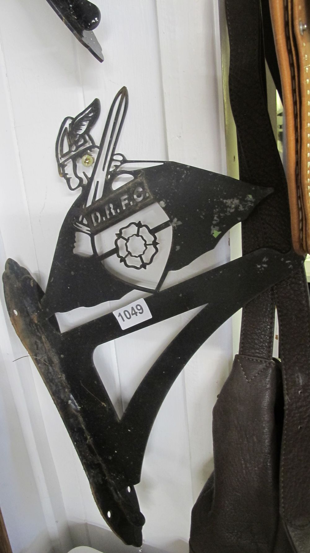 Lot 1049: A Doncaster Rovers Football Club Wrought Metal Architectural Wall Bracket