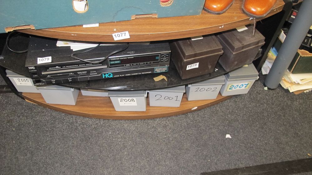 Lot 1077: Amstrad VCR-4700 HQ Long Play VHS Video Cassette Recorder