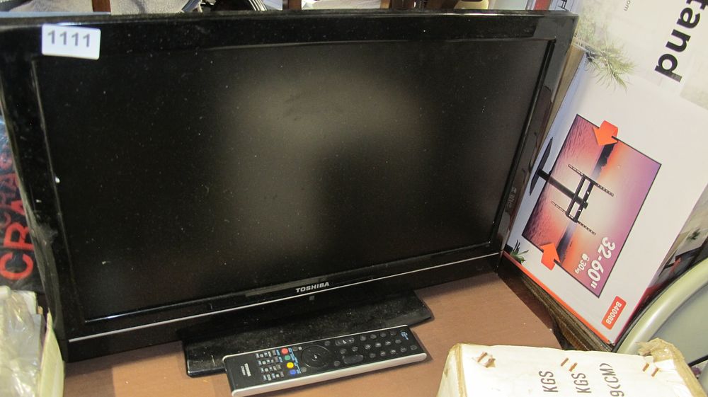 Lot 1111: Toshiba LCD Television with Remote Control