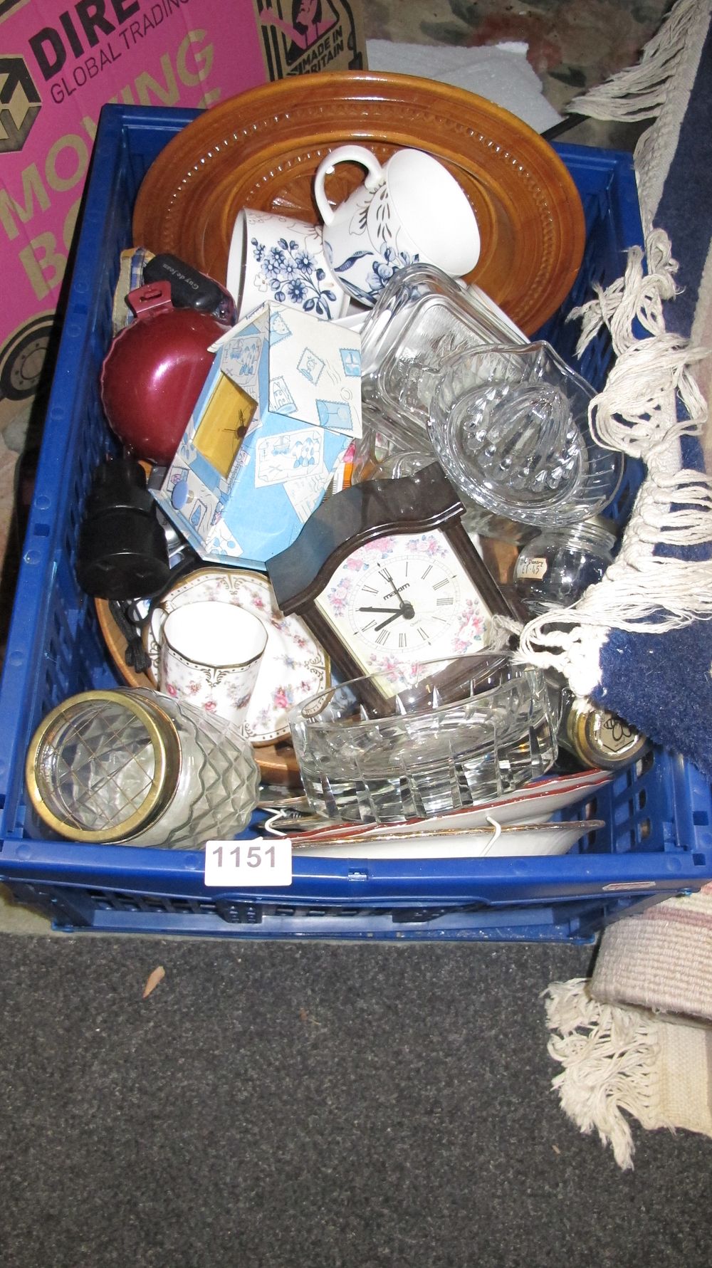 Lot 1151: An Assortment of Mixed Ceramics, Glassware, and Household Collectables