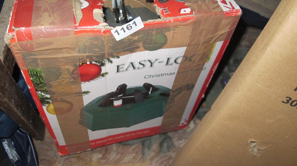 Lot 1161: EASY-LOCK Christmas Tree Stand in Original Packaging