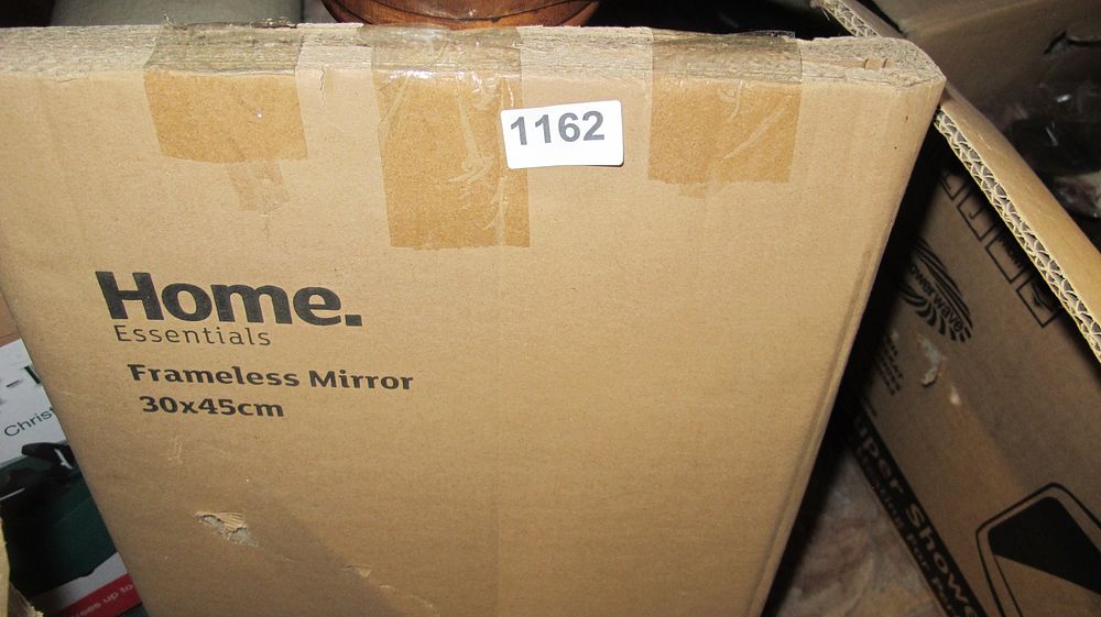 Lot 1162: Home. Essentials Frameless Mirror 30x45cm