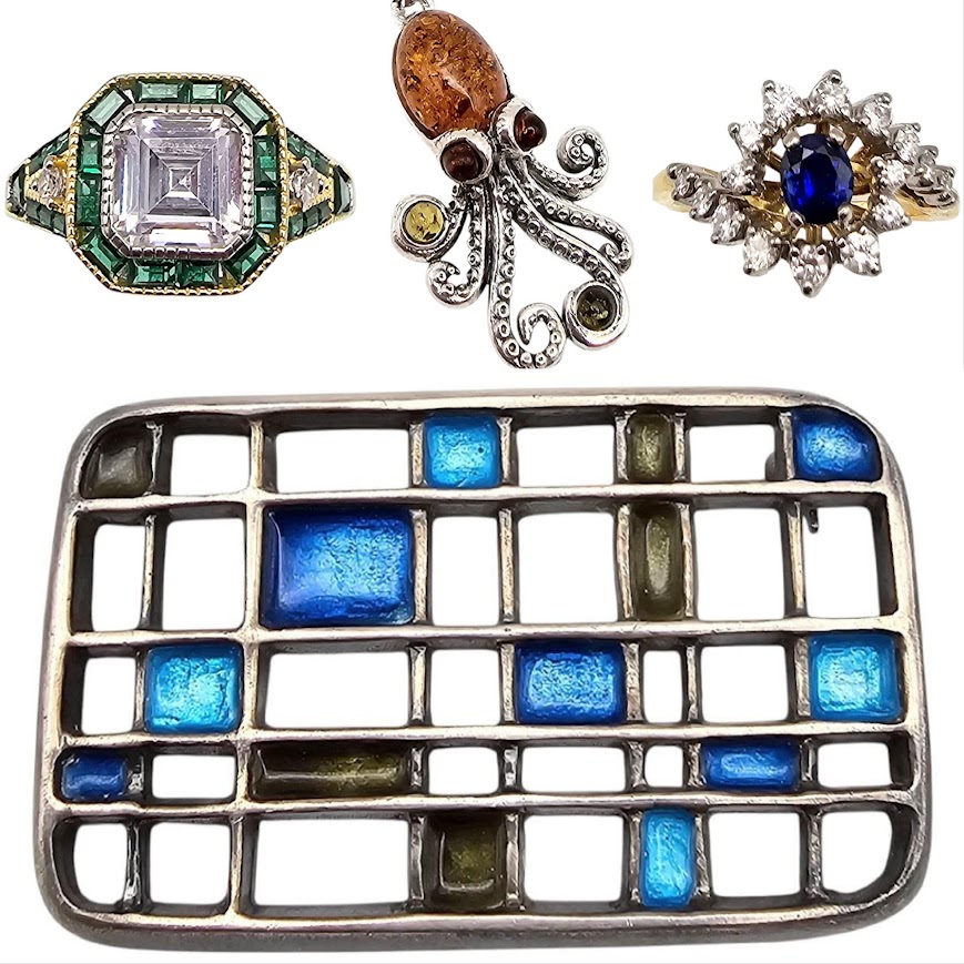 Retro Roadshow Auctions | Silver & Gold Elegance Jewelry Auction 8/3