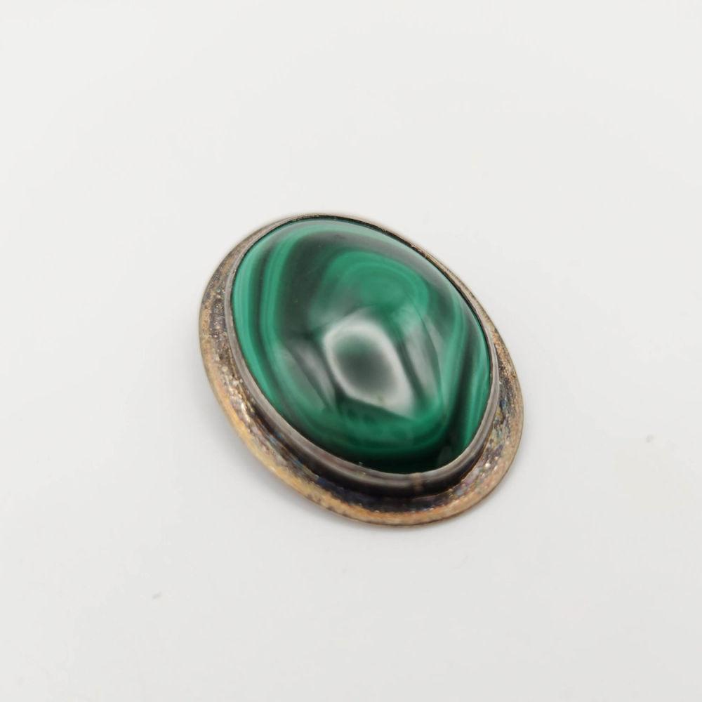 Lot 261: Sterling Navajo Brooch Pendant "Mushroom E" 9g