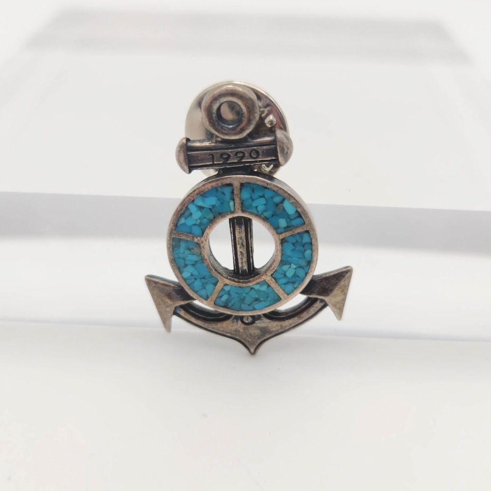 Lot 362: Sterling Colorado Belle Turquoise Inlay  5.3G
