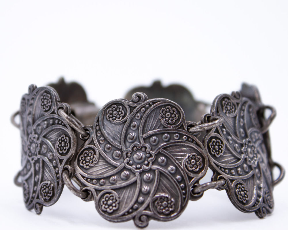 Lot 158: Sterling Taxco Old Bracelet TV-60 TVP