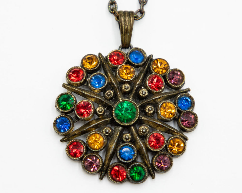 Lot 620: Vintage Czech Rhinestone Necklace