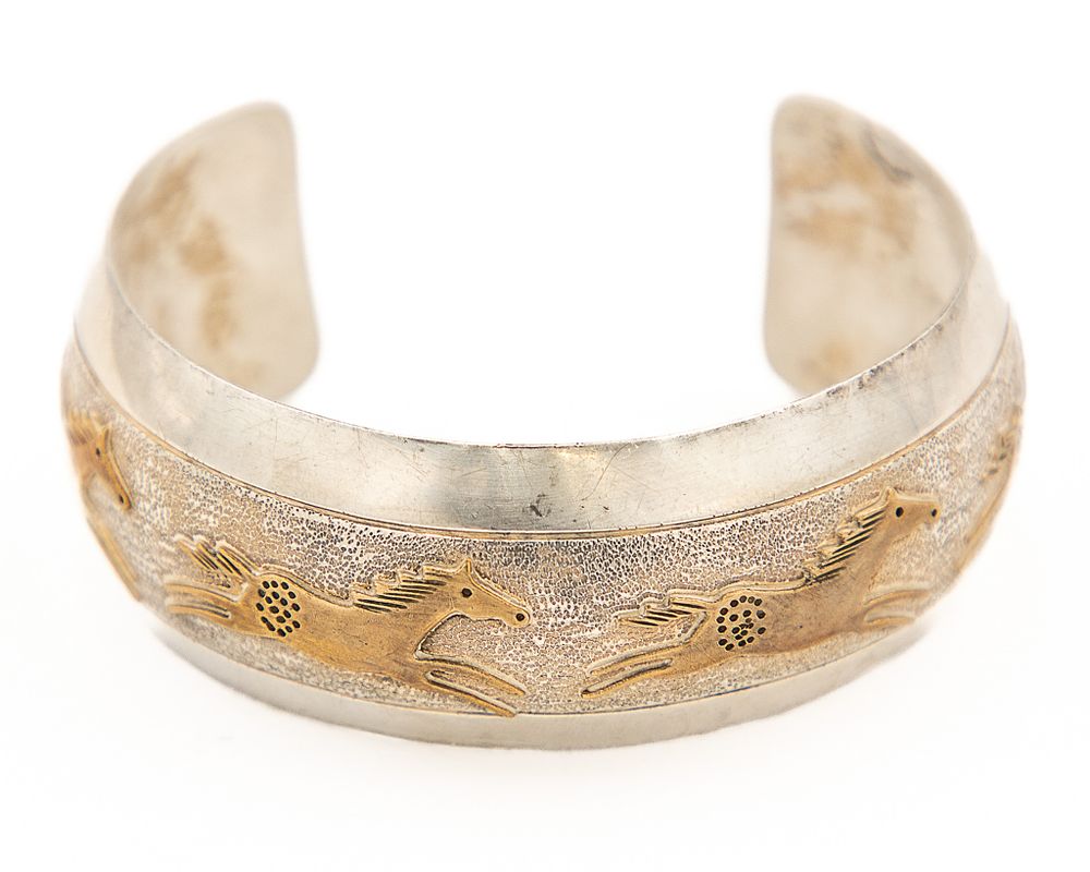Lot 231: Older Virgil Reeder IHMSS Cuff Bracelet