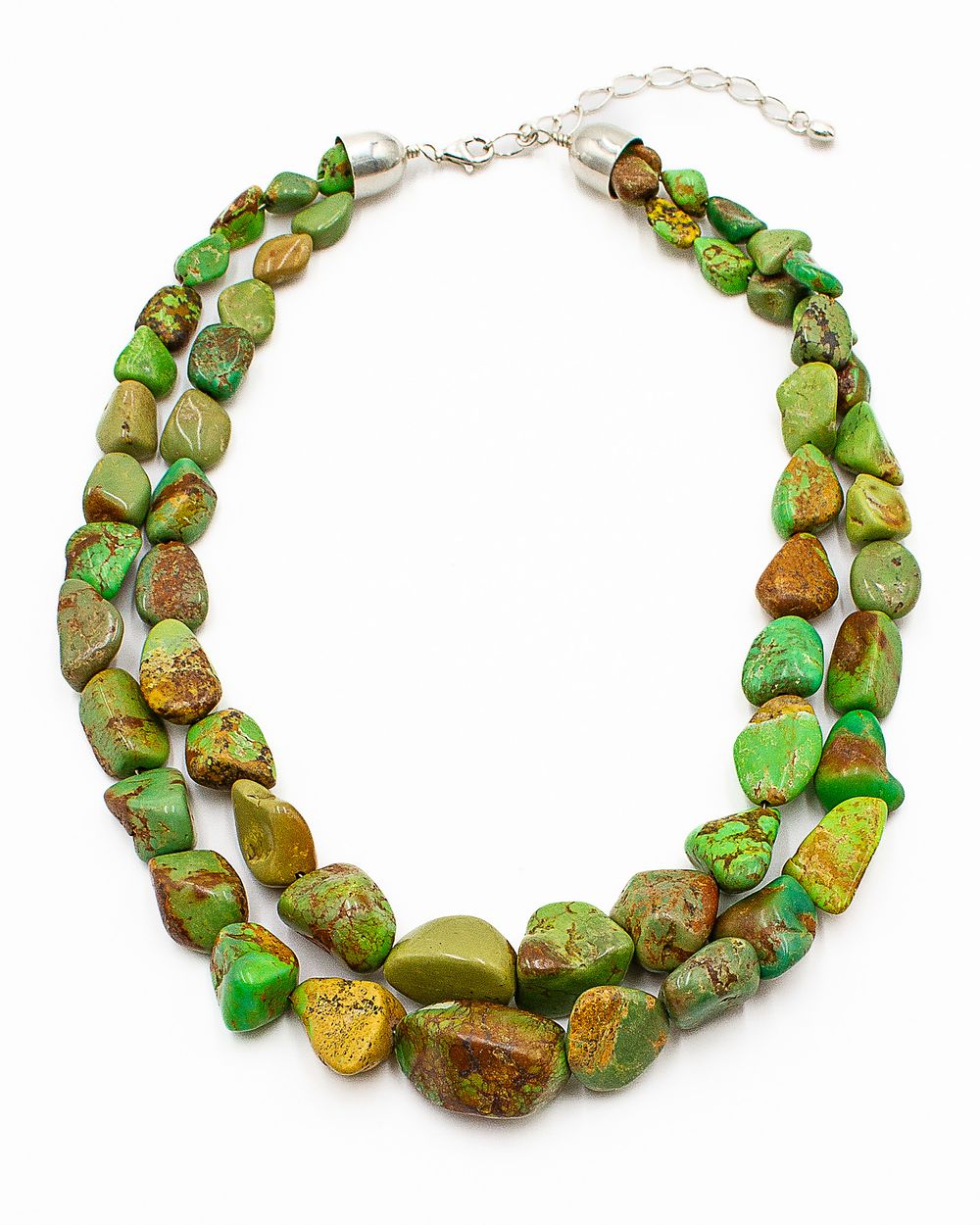 Lot 456: Jay King Mine Finds Turquoise Sterling Necklace