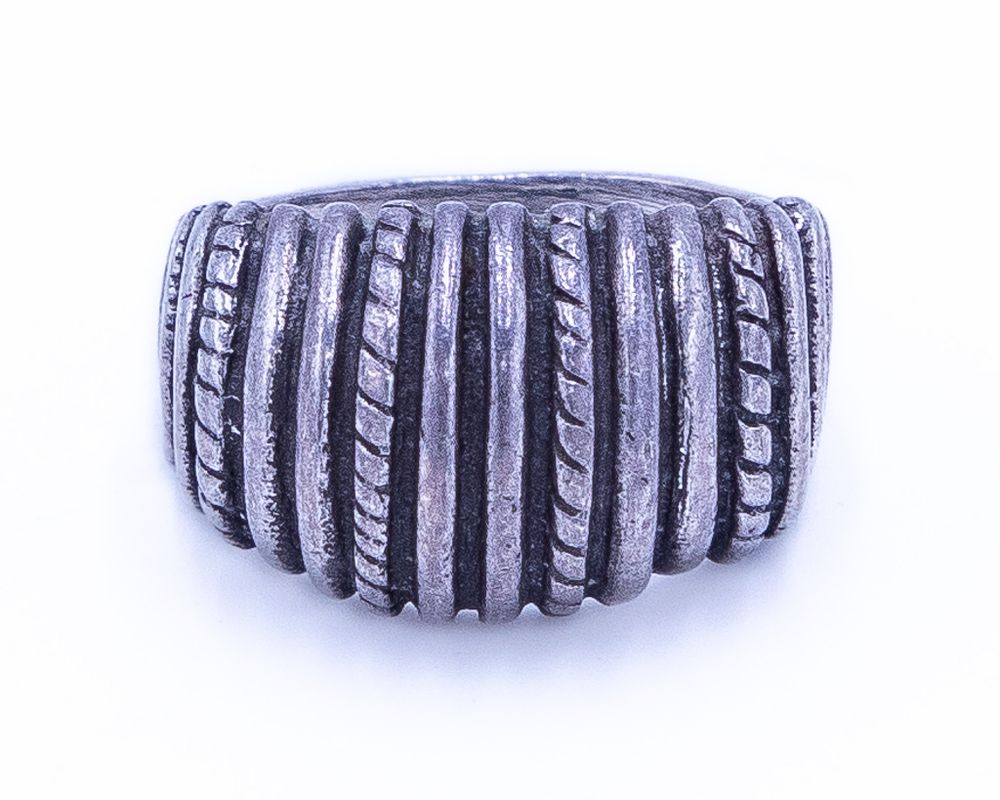 Lot 606: Maisels Trading Post Sterling Ring Sz 8.25