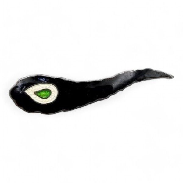 Lot 446: RH Enamel Sterling Silver Pin 1.7 G