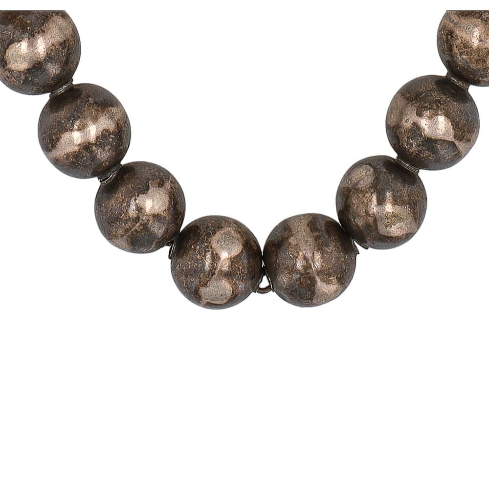 Lot 364: Signed MBM Iguala Mexico Sterling Bead Necklace
