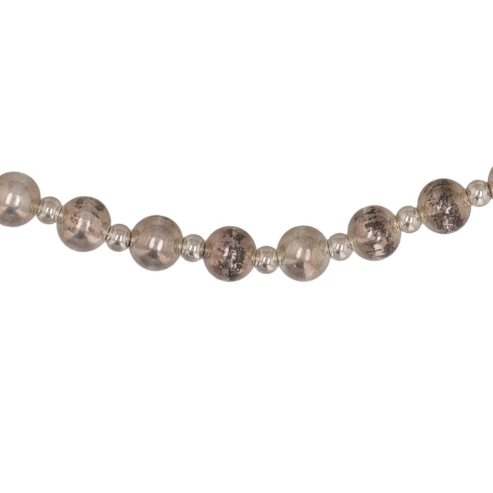 Lot 227: Sterling Bead Necklace