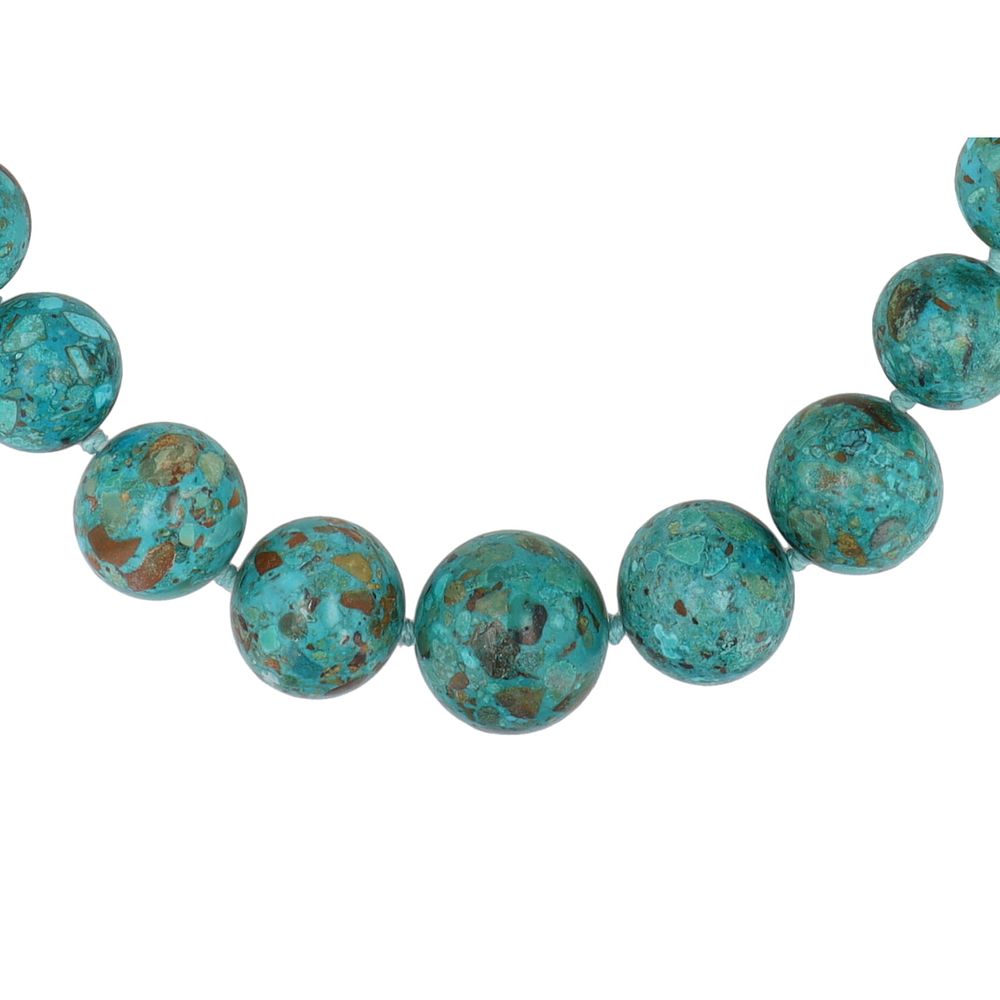 Lot 234: IL Turquoise Graduated Bead Necklace