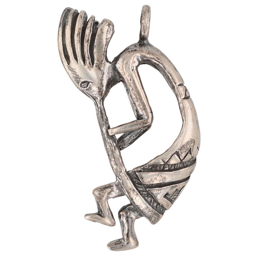 Lot 384: Vintage Navajo Sterling Kokopelli Pendant