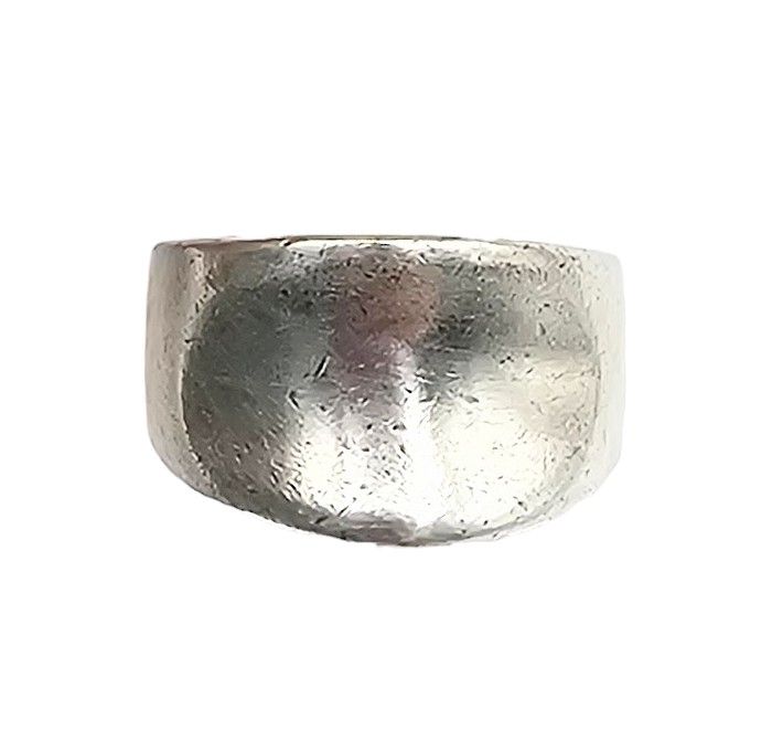 Lot 490: Sterling Silver Wave Ring Sz 7.25 9.3 G