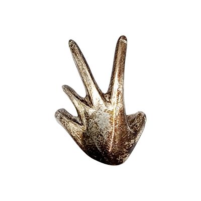 Sterling Taxco TB-69 Figural Finger Ring SZ 8 6.8g