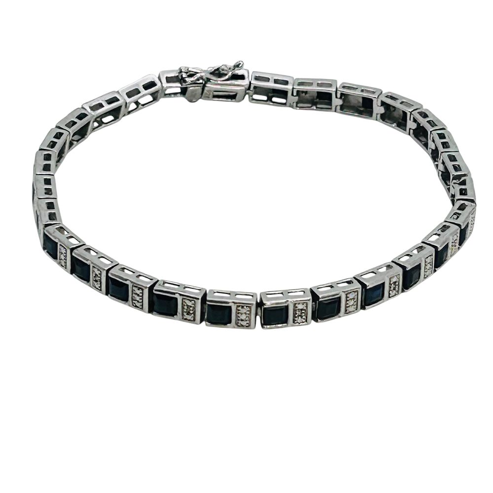 Lot 167: SUN Spinel Tennis Bracelet 12.91 G