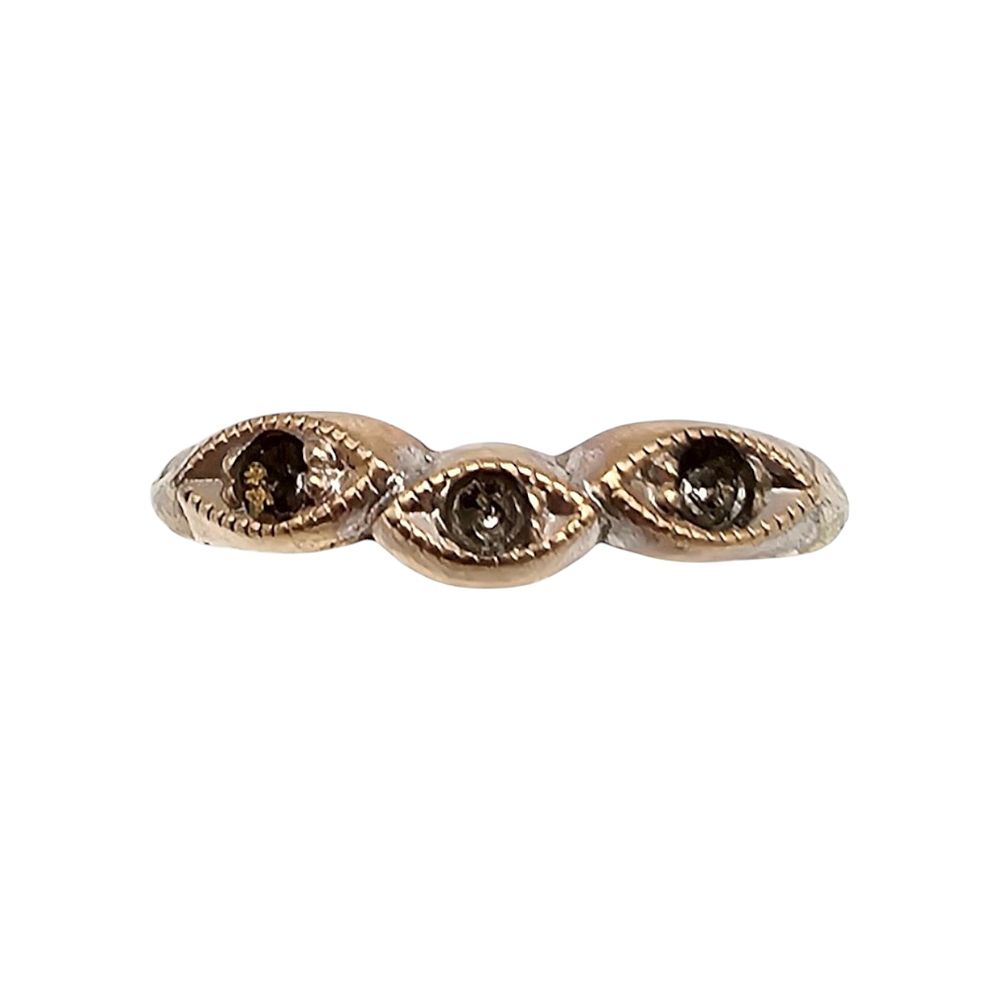 Lot 532: C&E Vintage 10K Gold Filled Ring Size 6.75 1.8 G
