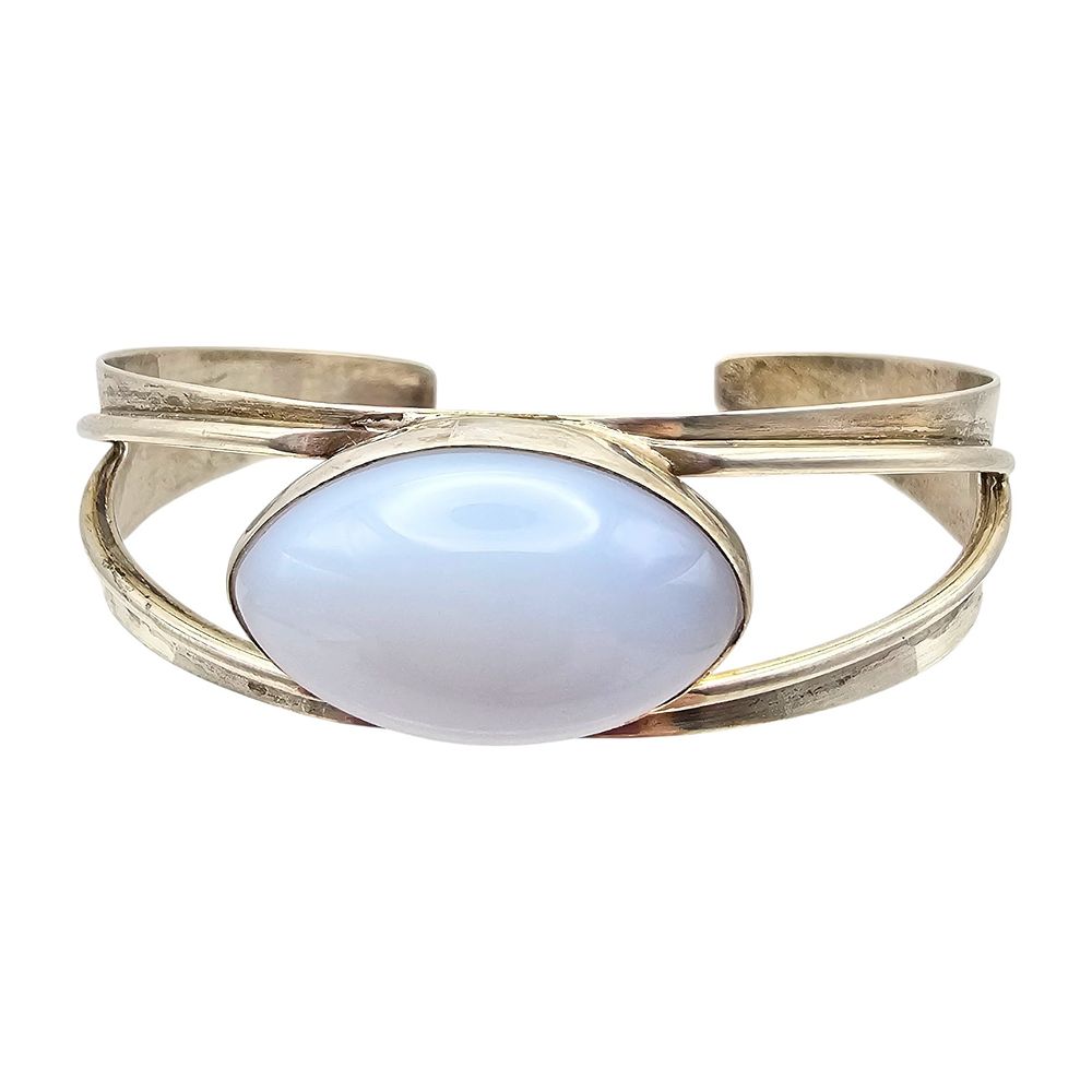 Lot 563: Jay King Mine Finds Mother Of Pearl Sterling Silver Cuff Bracelet 19.2 G