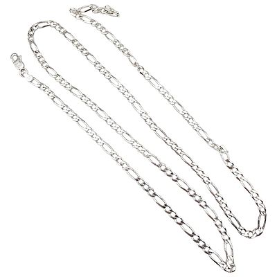 Sterling Silver Figaro Chain Necklace 8 G