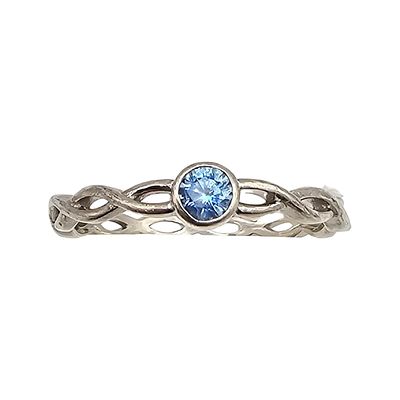Ryze Rhinestone Sterling Silver Cocktail Ring Size 8.25 1.6 G