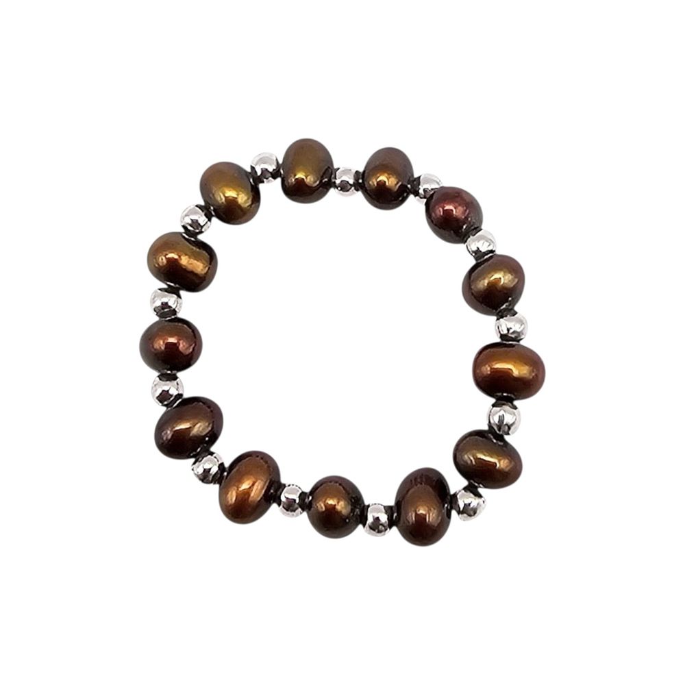 Lot 190: Pearl Sterling Silver Ring 1.4 G