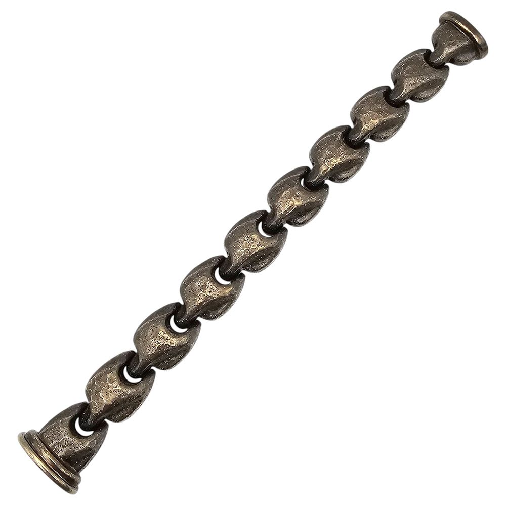 Lot 464: Italy Itaor Sterling Silver Bracelet 38.9 G
