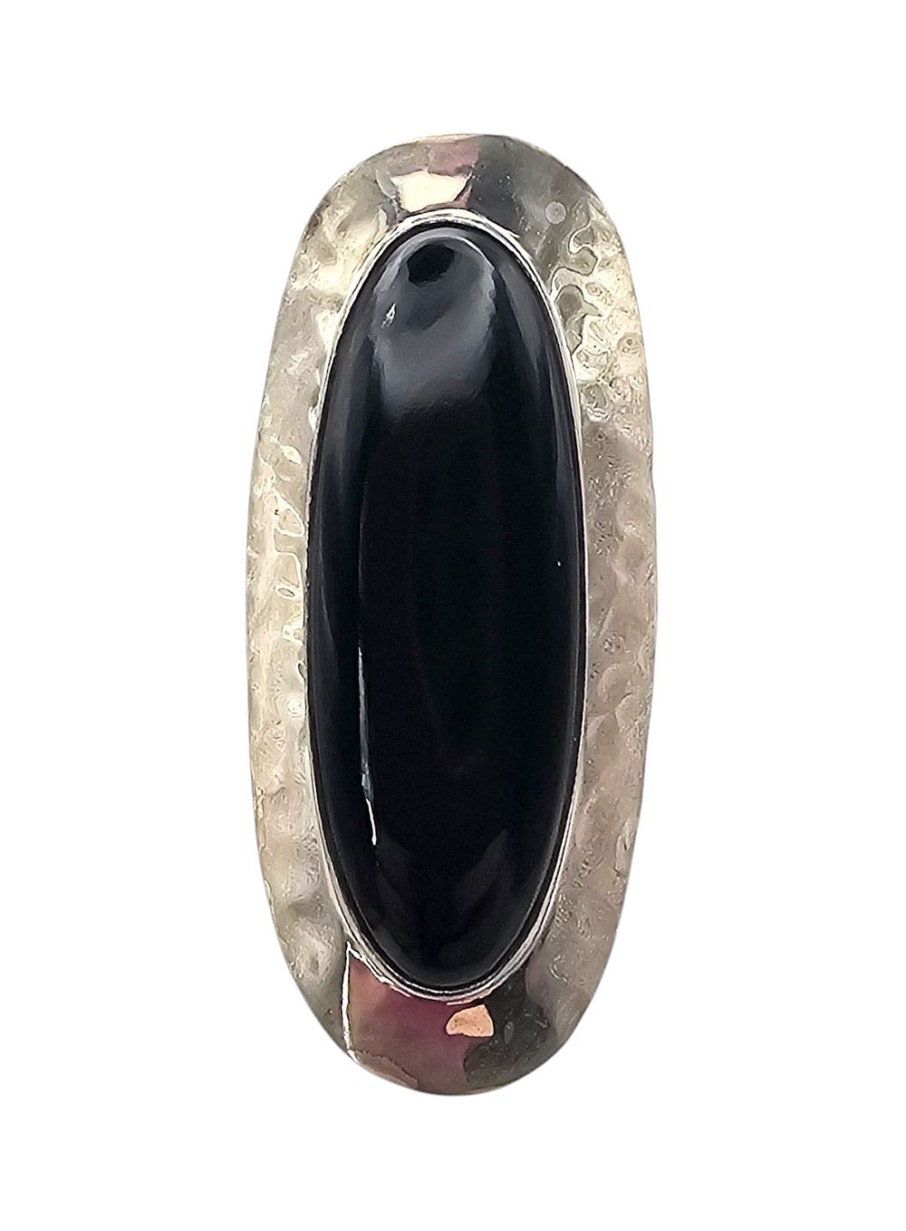 Lot 417: Mexico Onyx Sterling Silver Ring Size 5.75 12.1 G