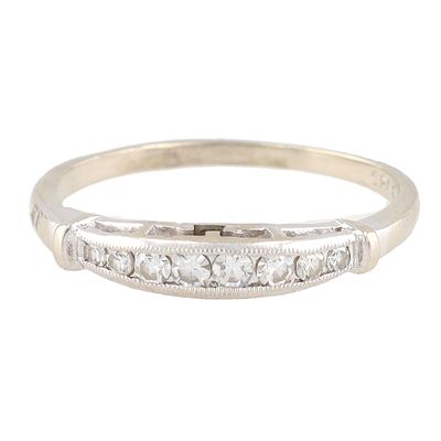 SPCO Diamond 14K Gold Cocktail Ring Size 7.25 1.9 G Approximately 0.24 TCW