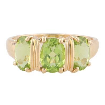 CMQ Peridot 14K Gold Ring Size 5.75. CMQ Peridot 14K Gold Cocktail Ring Size 5.75 2.5 G 