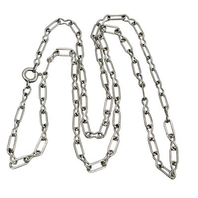 Native Sterling Linked Chain Necklace 4.11 G. Native sterling linked chain necklace 4.11 g