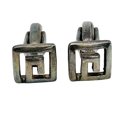 Southwest Signed Sterling Cufflinks 9.22 G. Southwest signed Sterling cufflinks 9.22 g