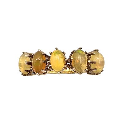 Lot 256 - Stauer Angelite Gold Over Sterling Silver Cocktail Ring Size ...