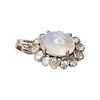 D'Joy Diamond Moonstone Sterling Silver Pendant 5.8 GImage - 1