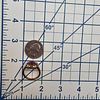 STS Ruby White Zircon Gold Over Sterling Silver Cocktail Ring Size 8.5 3.9 GImage - 3
