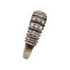 SK9 Diamond Gold Over Sterling Silver Cocktail Ring Size 7.5 2.8 GImage - 1