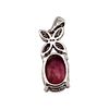 Stauer Ruby Diamond Sterling Silver Pendant 2.3 GImage - 2
