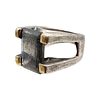 SI SP Crystal Sterling Silver Ring Size 5.25 9.8 GImage - 1